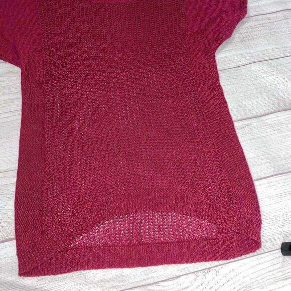 A.N.A. Cotton blend Open knit short sleeve sweater size XS - Picture 6 of 11